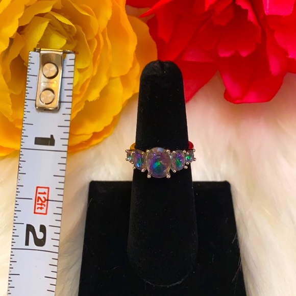 NEW! Mystic Topaz Four Tier Ring - Picture 6 of 7